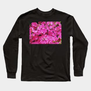 Pink Azalea Flowers Long Sleeve T-Shirt